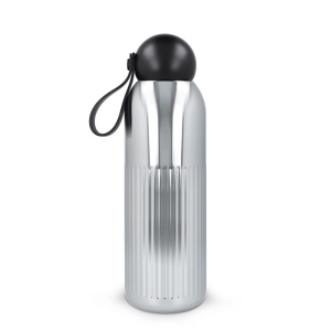 Sagaform Bouteille en acier Tekla chromé (recyclé) 500 ml 5