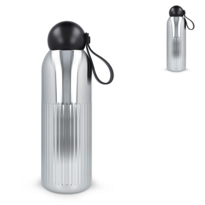 Sagaform Bouteille en acier Tekla chromé (recyclé) 500 ml