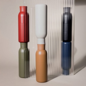 Sagaform Tekla Bouteille en acier avec bouchon poussoir (recyclé) 500 ml 22