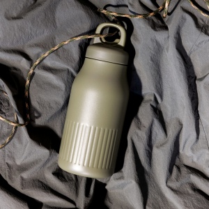 Sagaform Bouteille Truls en acier avec bouchon à clic pratique (recyclé) 500 ml 9