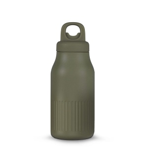 Sagaform Bouteille Truls en acier avec bouchon à clic pratique (recyclé) 500 ml 4