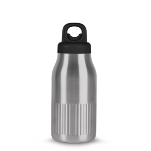 Sagaform Bouteille Truls en acier avec bouchon à clic pratique (recyclé) 500 ml 3