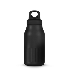 Sagaform Bouteille Truls en acier avec bouchon à clic pratique (recyclé) 500 ml 2