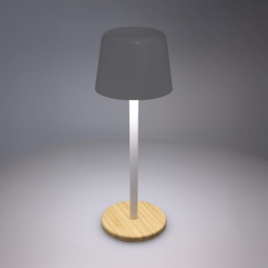 Lampe de table Solis à intensité variable avec pied en bambou 5