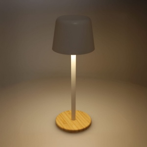 Lampe de table Solis à intensité variable avec pied en bambou 8
