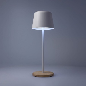 Lampe de table Solis à intensité variable avec pied en bambou 10