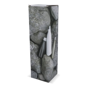 Sagaform Bouteille en acier Nils Chrome 500 ml 3