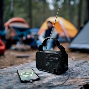 Radio d'urgence Philips TAR1609 avec tuner analogique FM/AM et lampe de poche 4