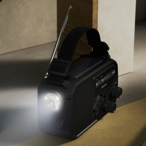 Radio d'urgence Philips TAR1609 avec tuner analogique FM/AM et lampe de poche 9