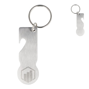 Porte-clés à jeton pour trolley
