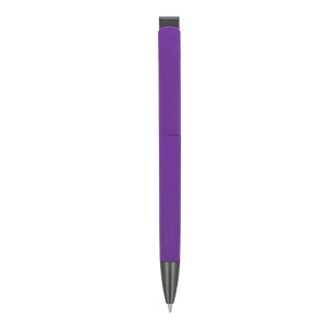 Stylo à bille Vegas avec clip métallique softtouch 49