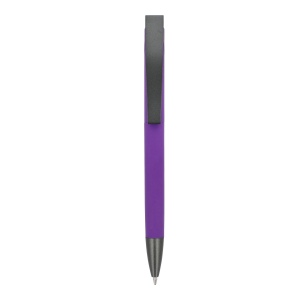 Stylo à bille Vegas avec clip métallique softtouch 50