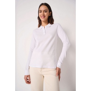 Polo piqué LSL femme 11