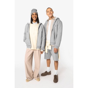 Sweat-shirt écoresponsable zippé doublé en sherpa unisexe 6
