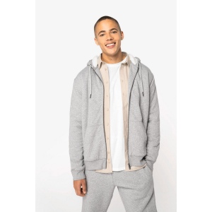 Sweat-shirt écoresponsable zippé doublé en sherpa unisexe 8