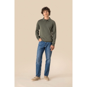 Polo écoresponsable manches longues homme 4