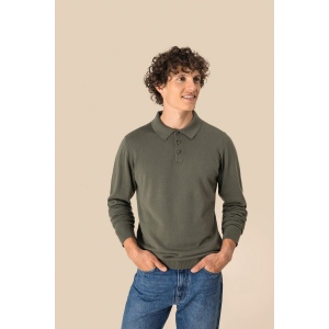 Polo écoresponsable manches longues homme 5