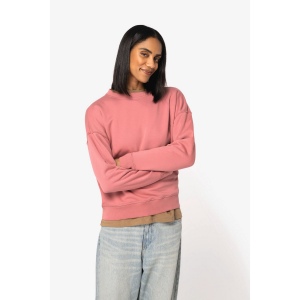 Sweat-shirt écoresponsable à col rond à épaules tombantes femme 9
