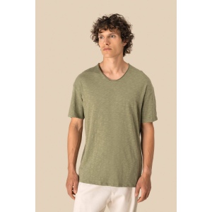 T-shirt écoresponsable col slub à épaules tombantes homme 6