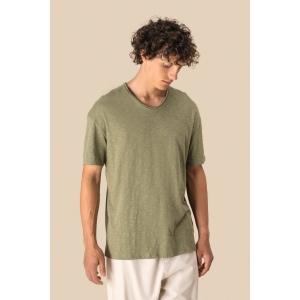 T-shirt écoresponsable col slub à épaules tombantes homme 7