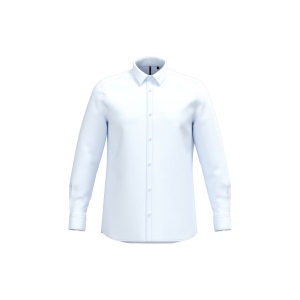 Chemise popeline polycoton sans poche entretien facile homme 2