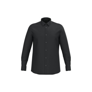 Chemise popeline polycoton sans poche entretien facile homme 3