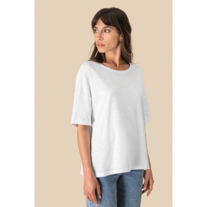 T-shirt écoresponsable slub oversize femme 7