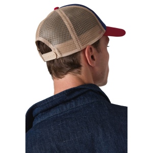 Casquette trucker 5 panneaux en coton canvas - K-up Gold Label 14