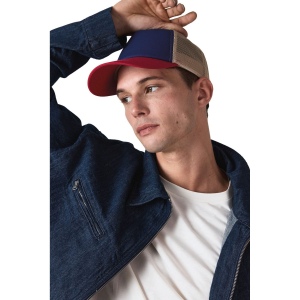 Casquette trucker 5 panneaux en coton canvas - K-up Gold Label 16
