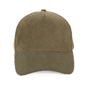 Casquette 5 panneaux en velours 2