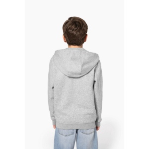 Sweat-shirt recyclé zippé à capuche enfant 6