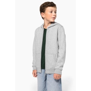 Sweat-shirt recyclé zippé à capuche enfant 7