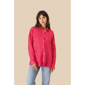 Chemise oversize en lin femme 6