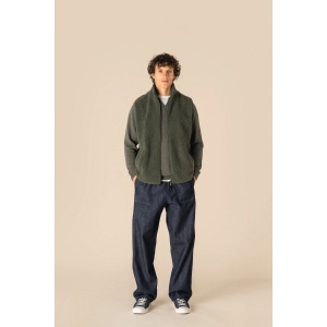 Veste sans manches en sherpa homme 5