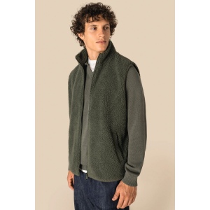 Veste sans manches en sherpa homme 6
