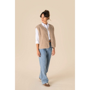 Veste sans manches en sherpa femme 5