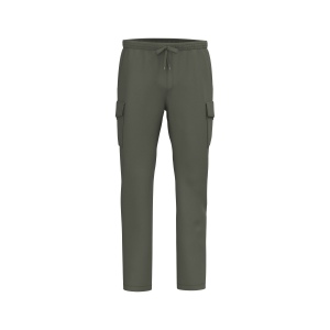 Pantalon cargo écoresponsable délavé French Terry homme 3