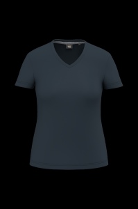 T-shirt écoresponsable col V antibactérien femme 4