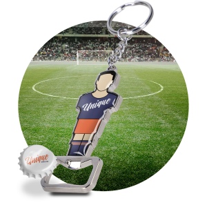 Porte-clés décapsuleur - joueur