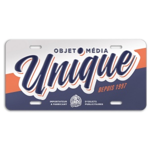 Plaque publicitaire rectangle - puht en avion 3