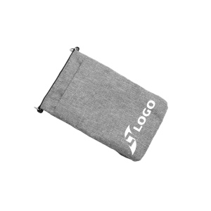 Pochette 'Toledo', gris chiné RPET 4