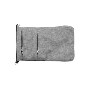 Pochette 'Toledo', gris chiné RPET 5