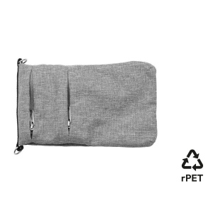 Pochette 'Toledo', gris chiné RPET