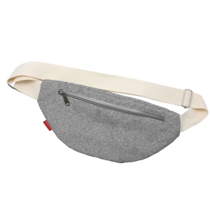 Sac banane 'Malaga', gris chiné RPET 5
