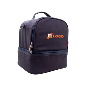 Sac à bento isotherme 'Uji', polycoton bleu nuit 4