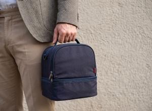 Sac à bento isotherme 'Uji', polycoton bleu nuit 7