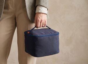 Sac à bento isotherme 'Sendai', polycoton bleu nuit 6