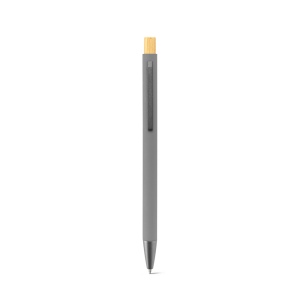 ZYLEN. Stylo à bille en aluminium recyclé (100 % rAL), avec finition en caoutchouc 18