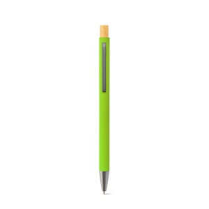ZYLEN. Stylo à bille en aluminium recyclé (100 % rAL), avec finition en caoutchouc 20