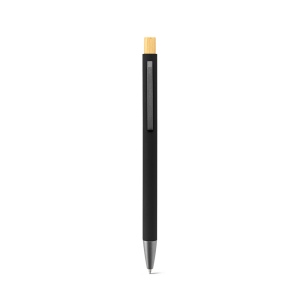 ZYLEN. Stylo à bille en aluminium recyclé (100 % rAL), avec finition en caoutchouc 9